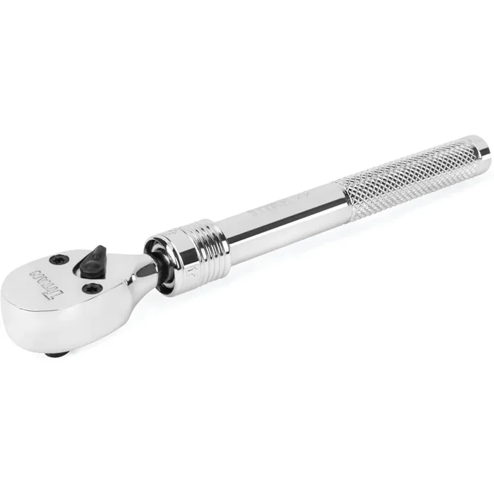 Titan Tools 12184 1/4″ Drive Extendable Reversible Ratchet, Extends From 12-1/4″ To 17-3/4″, 72-Tooth