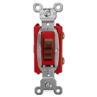 Toggle Light Switch 20A – Brown