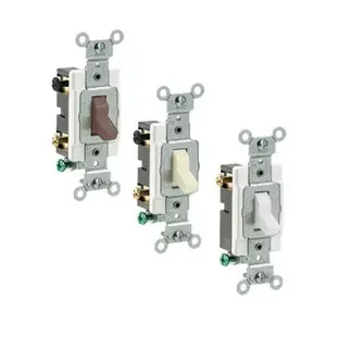 Toggle Light Switches 15A Leviton Commercial Spec Grade