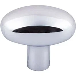 Top Knobs Aspen II Small Potato Knob Contemporary, Rustic Style Polished Chrome Knob, 15/16 Inch Diameter