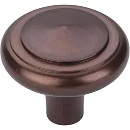 Top Knobs Aspen Peak Knob Contemporary, Rustic Style Mahogany Bronze Knob, 1-5/8 Inch Diameter