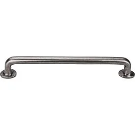 Top Knobs Aspen Rounded Pull Contemporary, Rustic Style 9-Inch (228mm) Center to Center, Overall Length 1-1/4″ Silicon Bronze Light Cabinet Hardware Pull / Handle