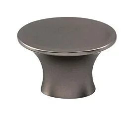 Top Knobs Barrington 1-5/16″ (33mm) Overall Length, Ash Gray Oval Cabinet Door Knob