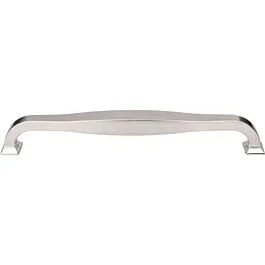 Top Knobs Contour Pull Contemporary Style 12″ (305mm) Center to Center, Overall Length 12-15/16″ Brushed Satin Nickel Appliance Pull / Handle
