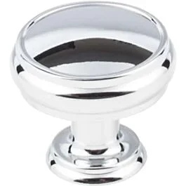 Top Knobs Eden Large Knob Traditional Style Polished Chrome Knob, 1-3/8 Inch Diameter