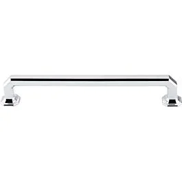 Top Knobs Emerald Pull Contemporary, Traditional, Transitional Style 7-Inch (178mm) Center to Center, Overall Length 7-7/8″ Polished Chrome Cabinet Hardware Pull / Handle