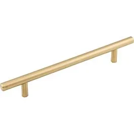 Top Knobs Hopewell Bar Pull Contemporary Style 6-5/16 Inch (160mm) Center to Center, Overall Length 9-1/8 Inch Honey Bronze Cabinet Hardware Pull / Handle