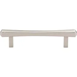 Top Knobs Juliet Pull Contemporary,Transitional Style 3-3/4 Inch (96mm) Center to Center, Overall Length 5-1/4″ Polished Nickel Cabinet Hardware Pull / Handle