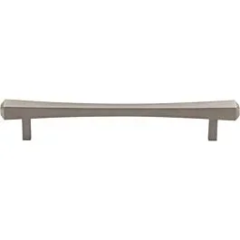 Top Knobs Juliet Pull Contemporary,Transitional Style 6-5/16 Inch (160mm) Center to Center, Overall Length 8-1/16″ Brushed Satin Nickel Cabinet Hardware Pull / Handle