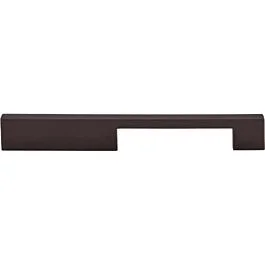 Top Knobs Linear Pull Contemporary Style 7-Inch (178mm) Center to Center, Overall Length 8-Inch Oil Rubbed Bronze Cabinet Hardware Pull / Handle