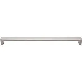 Top Knobs Modern Metro Pull Contemporary Style 12-Inch (305mm) Center to Center, Overall Length 12-3/8″ Brushed Satin Nickel Cabinet Hardware Pull / Handle