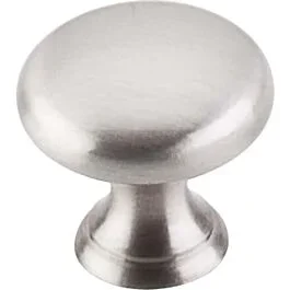 Top Knobs Mushroom Knob Traditional Style Brushed Satin Nickel Knob, 15/16 Inch Diameter
