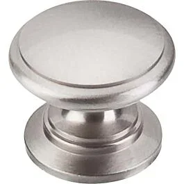 Top Knobs Ray Knob Traditional Style Brushed Satin Nickel Knob, 1-1/4 Inch Diameter