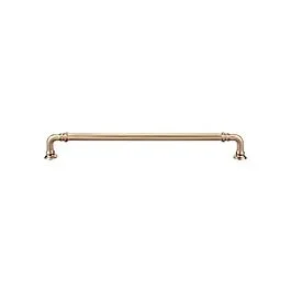 Top Knobs Reeded Pull Transitional Style 9 Inch (228mm) Center to Center, Overall Length 9-11/16″ Honey Bronze Cabinet Hardware Pull / Handle