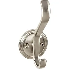 Top Knobs Ryland Hooks 4-11/16″ (119mm) Reeded Hooks in Brushed Satin Nickel Finish