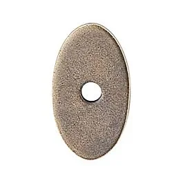 Top Knobs Sanctuary German Bronze Oval Backplate 1-1/4 Inch