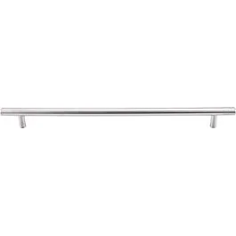 Top Knobs Solid Bar Pull Contemporary Style 11-11/32 Inch (288mm) Center to Center, Overall Length 13-3/4″ Brushed Stainless Steel Cabinet Hardware Pull / Handle