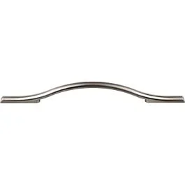Top Knobs Somerdale Pull Contemporary,Modern Style 6-5/16 Inch (160mm) Center to Center, Overall Length 10-1/4″ Brushed Satin Nickel Cabinet Hardware Pull / Handle