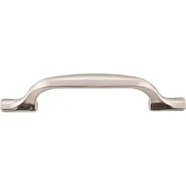 Top Knobs Torbay Pull Modern,Transitional Style 3-3/4 Inch (96mm) Center to Center, Overall Length 5-1/2″ Brushed Satin Nickel Cabinet Hardware Pull / Handle