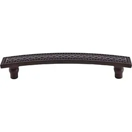 Top Knobs Trevi Pull Traditional Style 5-Inch (128mm) Center to Center, Overall Length 6-3/16″ Patina rouge Cabinet Hardware Pull / Handle