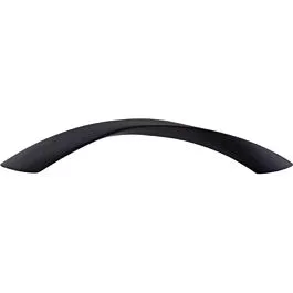 Top Knobs Twist Pull Contemporary Style 5-1/16 Inch (128mm) Center to Center, Overall Length 6-9/16″ Flat Black Cabinet Hardware Pull / Handle