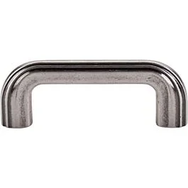 Top Knobs Victoria Falls Pull Contemporary,Transitional Style 3-Inch (76mm) Center to Center, Overall Length 3-5/8″ Pewter Antique Cabinet Hardware Pull / Handle
