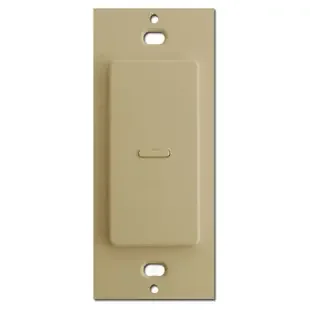 Touch Plate 1 Button Ultra Low Voltage Light Switch – Ivory