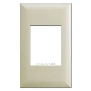 Touch Plate Classic Series One Gang Switch Plates – Almond