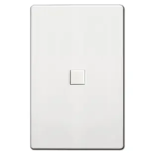 Touchplate 1 Switch Low Voltage Mystique Control – White