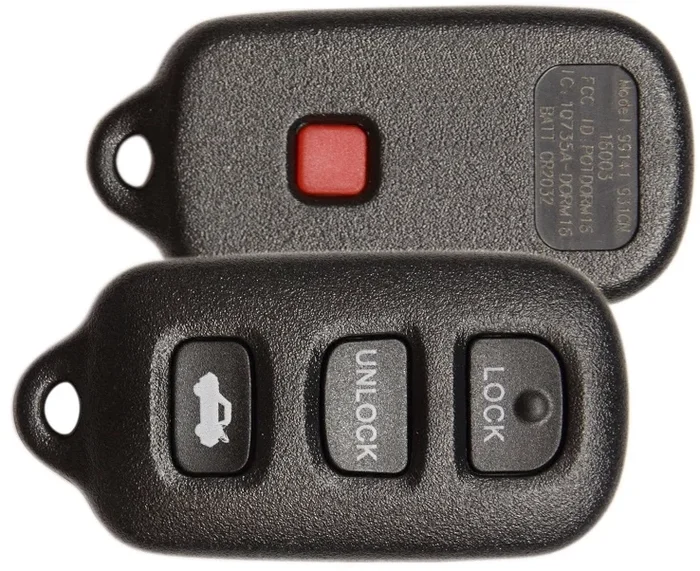 Toyota 4 Button Remote L,U,P,T – Strattec Key Fob