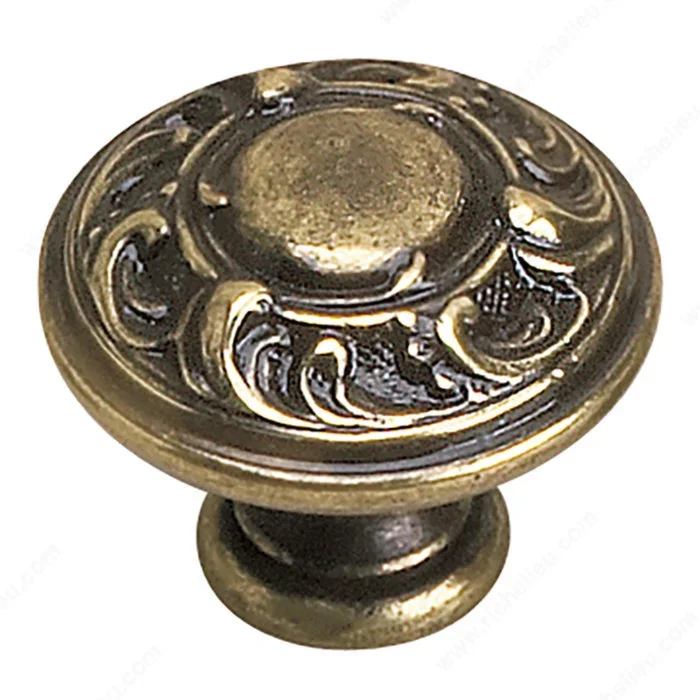 Traditional Brass Knob – 2440 by Richelieu
