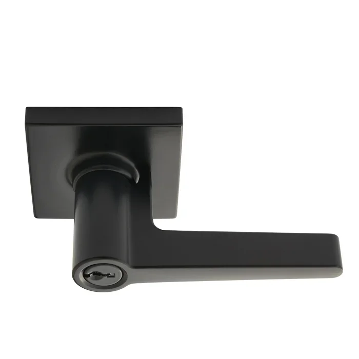 Treasure Island Lever, Matte Black – BHP Decorative Functional Hardware