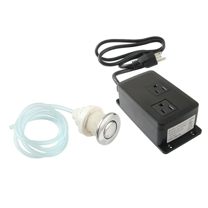 Trimscape Dual Outlet Garbage Disposal Air Switch Kit, Polished Chrome – Kingston Brass