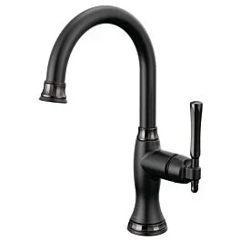 TULHAM Single Handle Bar Faucet, Matte Black / Brilliance Black Onyx