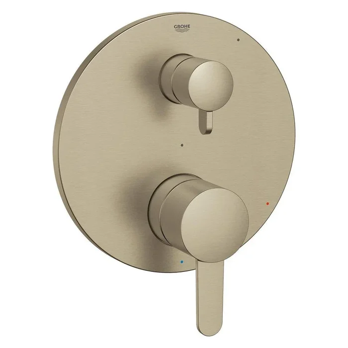 Two Handle Pressure Balancing Valve Trim in Brushed Nickel Infinity Finish – American Standard