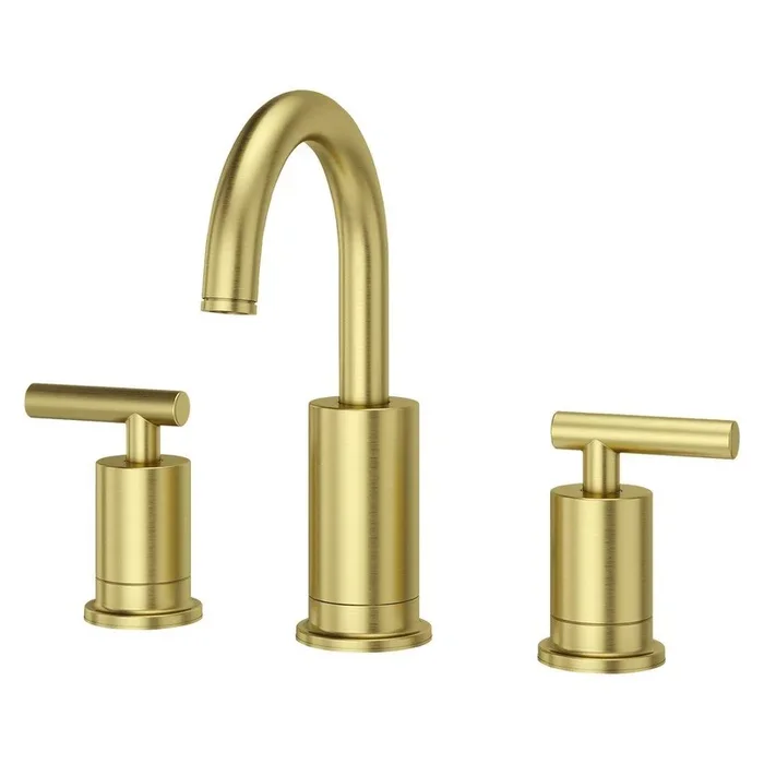Two Handle Widespread Bathroom Sink Faucet in Brushed Gold – Pfister