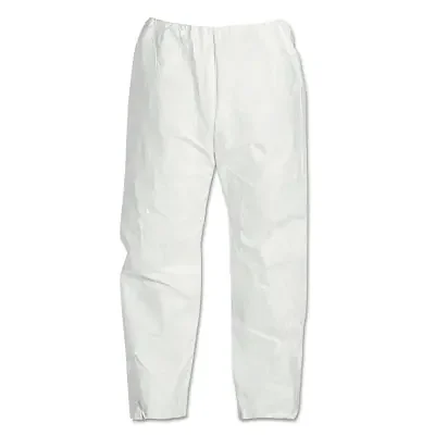 Tyvek Pants with Elastic Waist, Open Ankles, Large