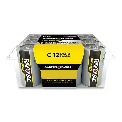Ultra Pro C Batteries, Alkaline, 1.5 V, 12 PK