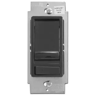 Universal CFL LED Light Dimmer Switch S/P & 3 Way – Black