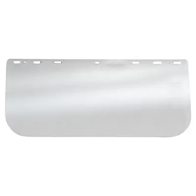 Universal Faceshield, PETG, 16 in L, 8 in H, Clear