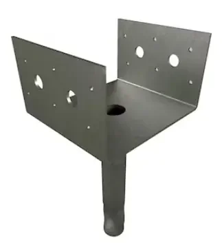USP EPB6608 ELEVATED POST BASE (6X6) PRIMER FINISH