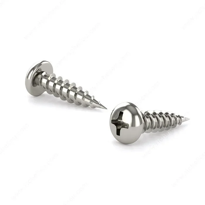 Various Finishes Wood Screw – Pan Head Phillips Drive Coarse Thread
