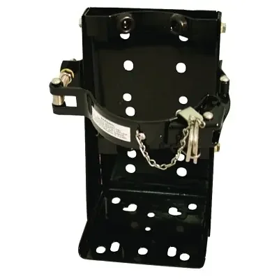 Vehicle Brackets, Steel, Black, 5 lb