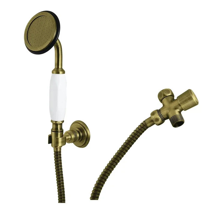 Vintage Hand Shower Kit, Antique Brass by Kingston Brass