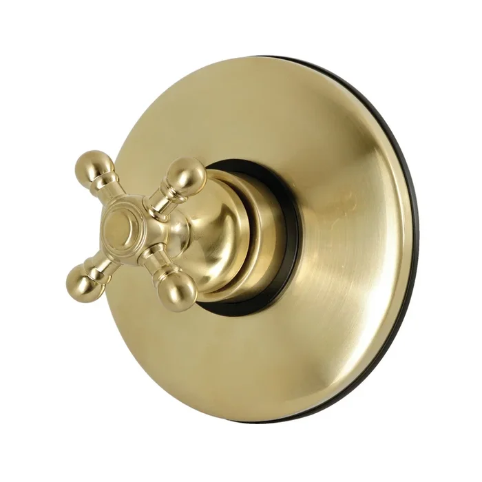 Vintage Single-Handle Volume Control, Brushed Brass – Kingston Brass