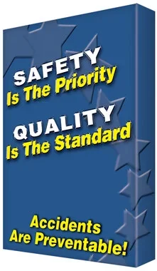 VISUAL EDGE GRAPHIC SIGN – SAFETY QUALITY 24″ x 18″ Aluminum Face 1/Each – EDP210