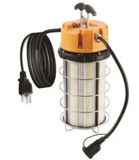 VOLTEC 200W 30,000 LUMEN LED HANGING AREA WORK LIGHT W/OUTLET