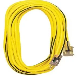 VOLTEC YEL/BLK -40 CORD 10/3 x 100‘ W/LIGHTED ENDS