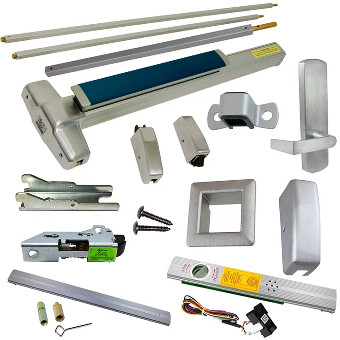 Von Duprin KIT – Alarmed Grooved Exit Device with Passage Lever Trim