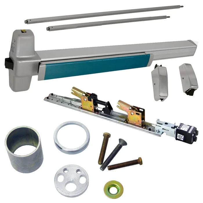 Von Duprin KIT – QEL & SVR Grooved Exit Device with Nightlatch Pull Trim